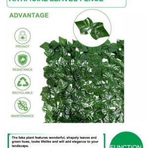 artificial-leaves-fence
