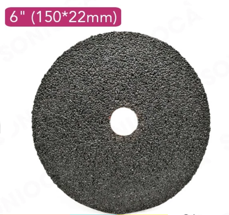 100mm Black Fiber Sanding Disc – Silicon Carbide, Closed Coat, for Steel Grinding (Grits 24–120) - Image 3
