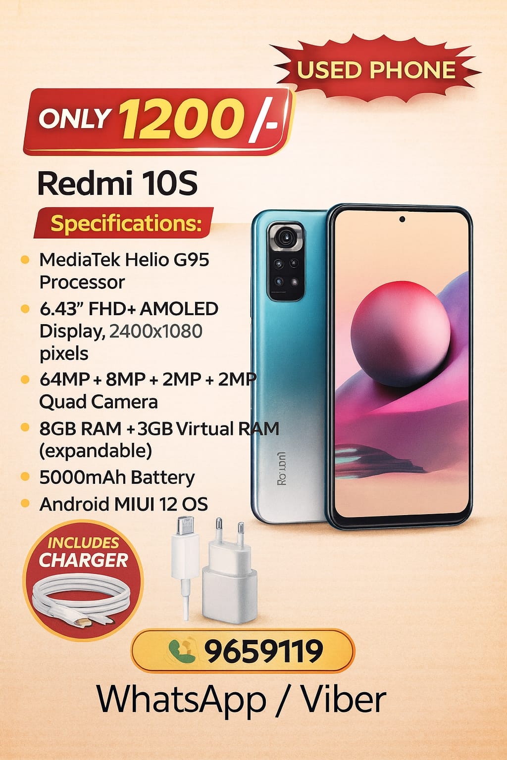 Redmi 10S (Used)